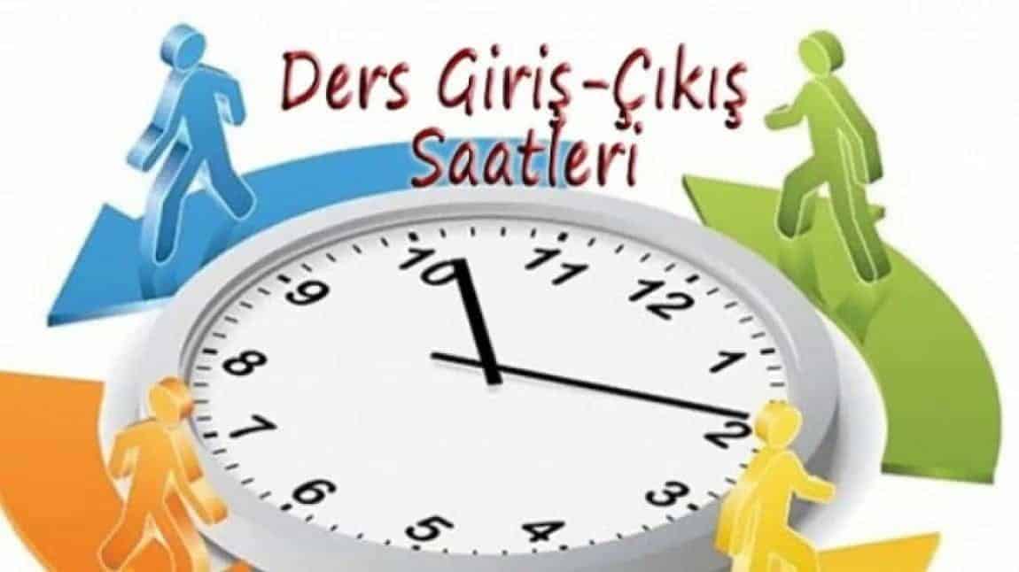2025-2026 EĞİTİM-ÖĞRETİM YILI OBAKÖY ORTAOKULU DERS GİRİŞ ÇIKIŞ SAATLERİ